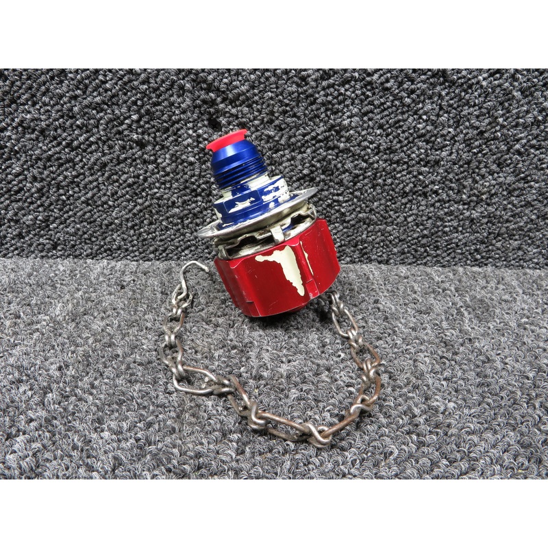 155-S7-12D Hydraulic Line Cap Assembly with Adapter and Chain