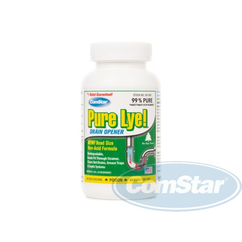 ComStar Pure Lye Bead Drain Opener, 1 Pound
