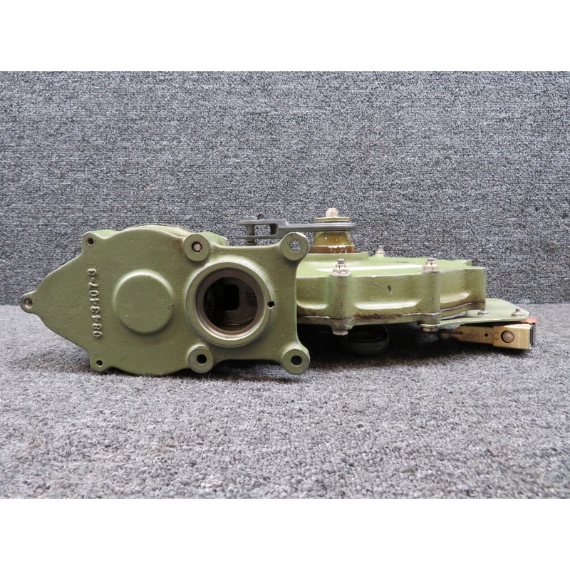 0843409-3-A Cessna 411 Main Gear Actuator Gear Box Assembly Minus Motor (Worn)