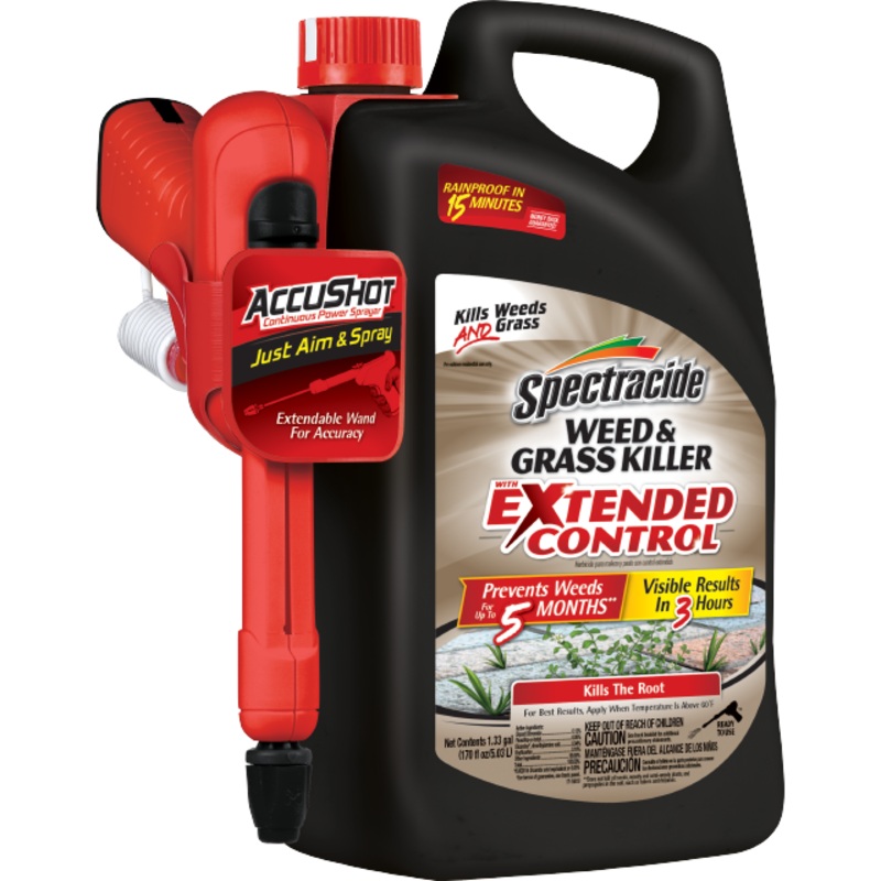 SPECTRACIDE WEED & GRASS KILLER WITH EXTENDED CONTROL (ACCUSHOT SPRAYER)