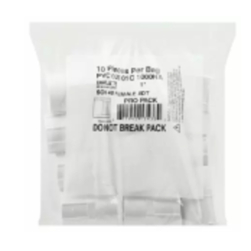 Charlotte Pipe 1 in. Slip x 1 in. Dia. FPT Pipe Adapter PVC02101C1000HA Schedule 40 PVC Adapter