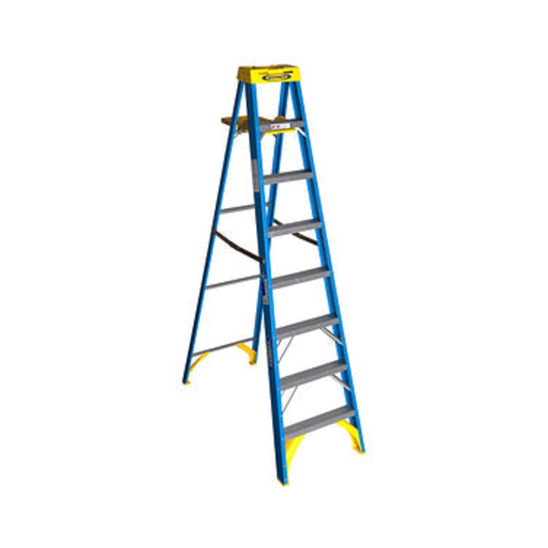 Werner 8ft Type I Fiberglass Step Ladder 6008