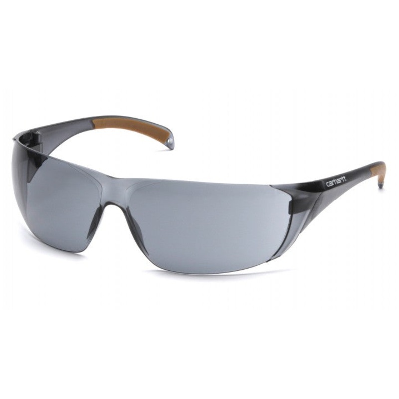 Pyramex Carharrt Billings Gray Anti-Fog Lens with Gray Temples (clam shell)