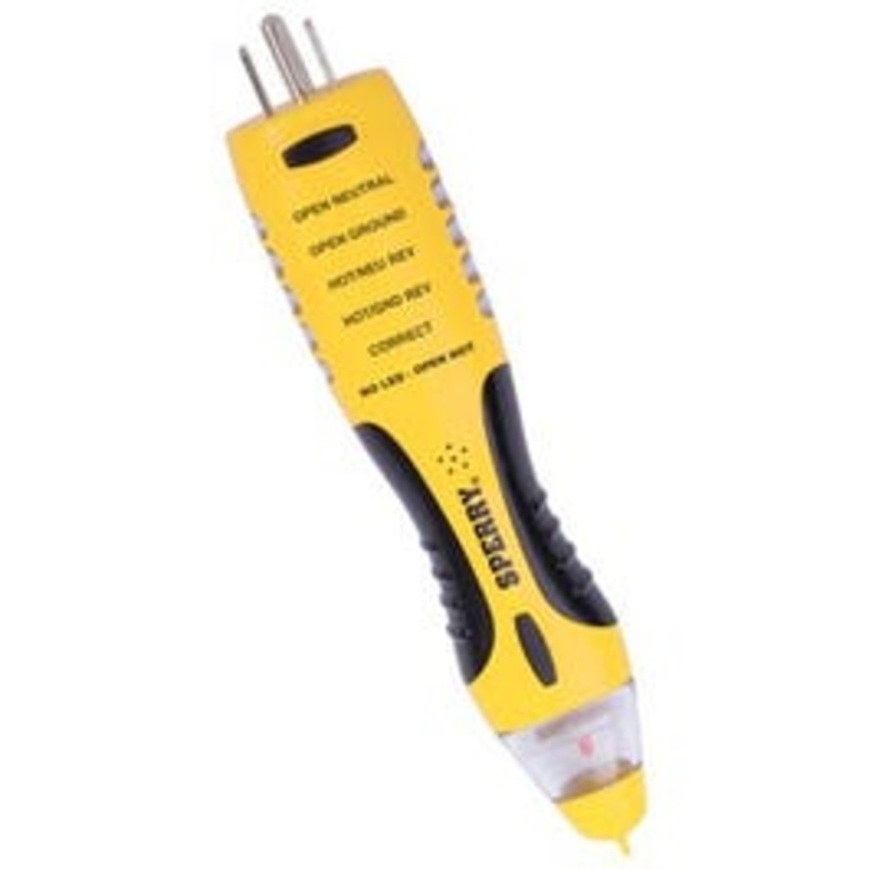 DualCheck Non-Contact Voltage Tester/GCFI Outlet Tester