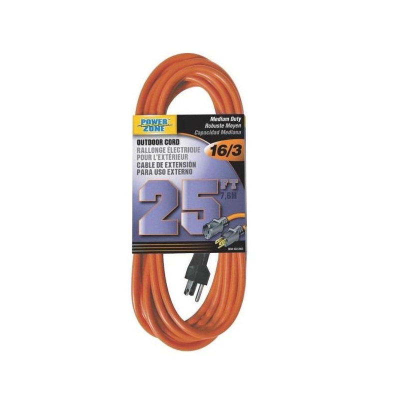 Power Zone Outer Door Extension Cord, 25′