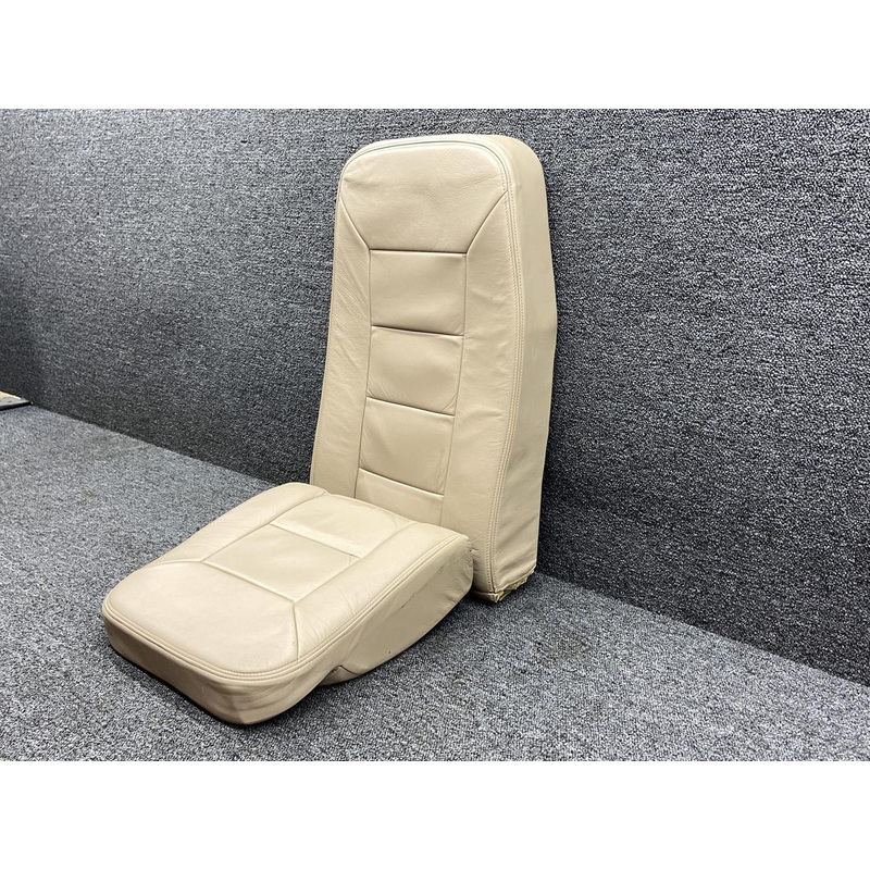 140232, 140231 Mooney M20K Aft Bench Seat Cushion Assembly (Upper & Lower)