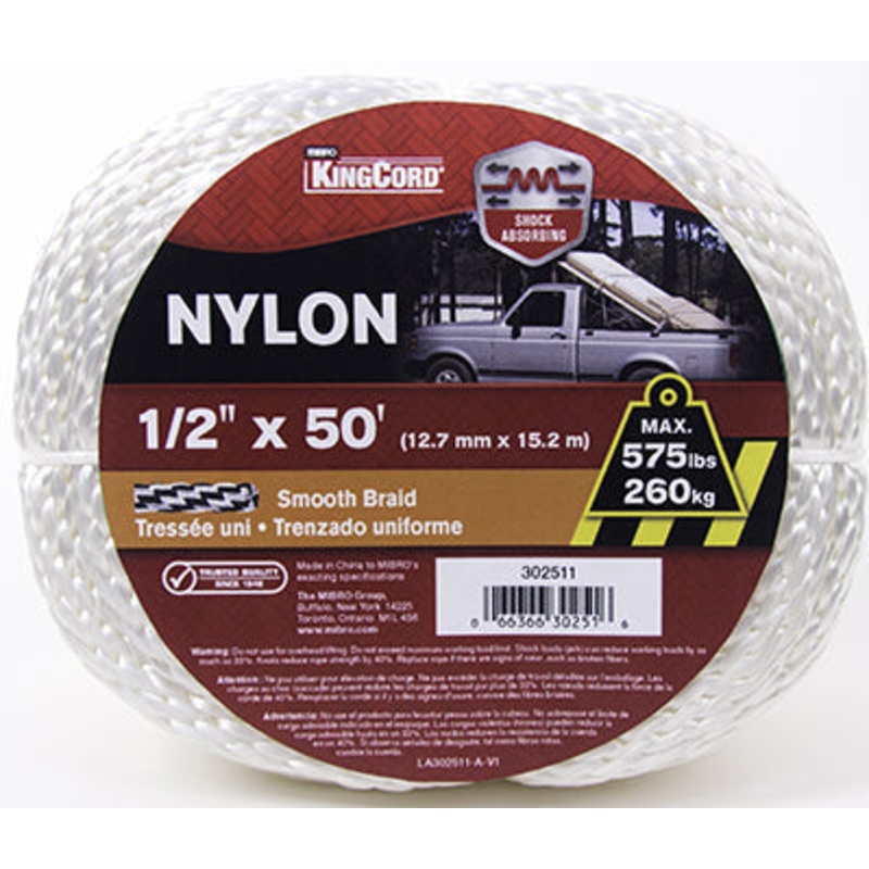 SOLID BRAID 1/2 IN X 50 FT WT