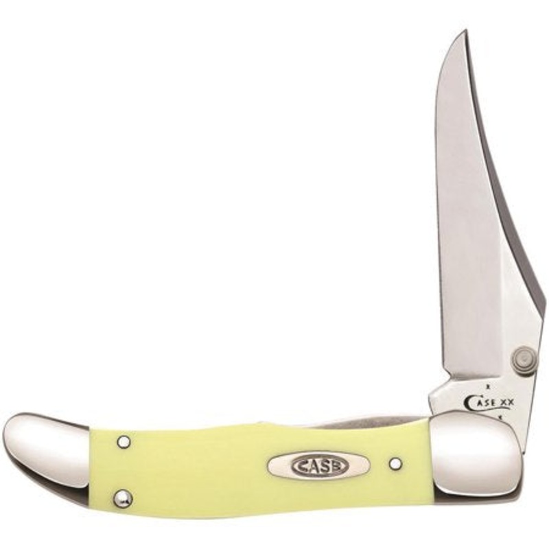 Case Kickstart Smooth Yellow Synthetic Mid-Folding Hunter