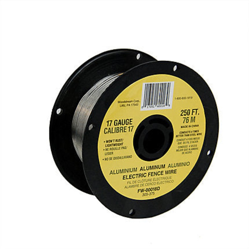 Zareba Aluminum Wire, 17 Gauge, 250 Ft