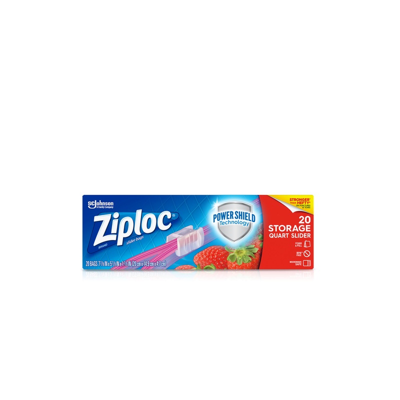 ZIPLOC Brand Slider Storage Bags Medium