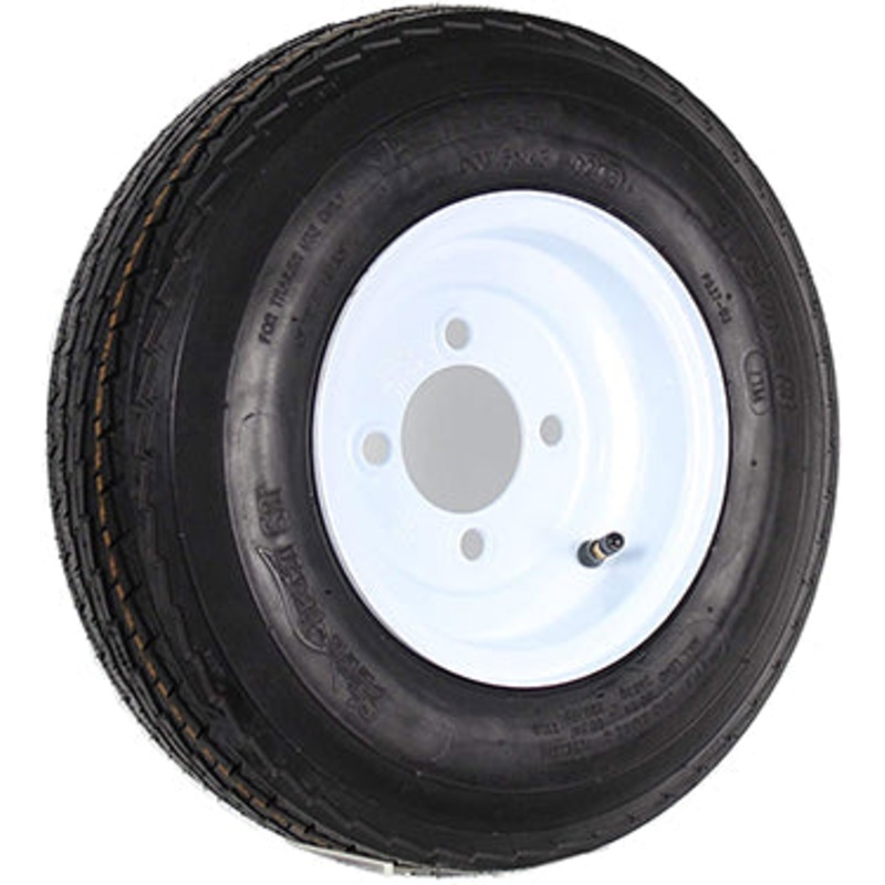 TIRE 480X8 LRB 4HOLE WHITE