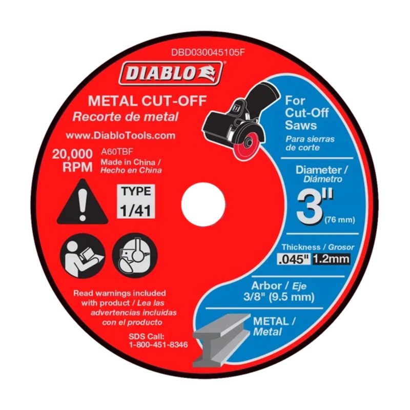 Diablo Tools Metal Cut-Off Discs