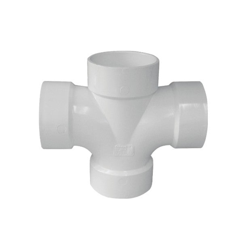 Canplas PVC Double Sanitary Pipe Tee Hub