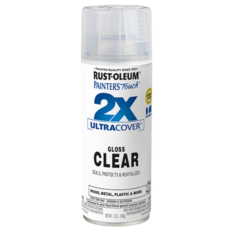 Rust-Oleum Painter’s Touch 2X Ultra Cover Clear Spray Paint