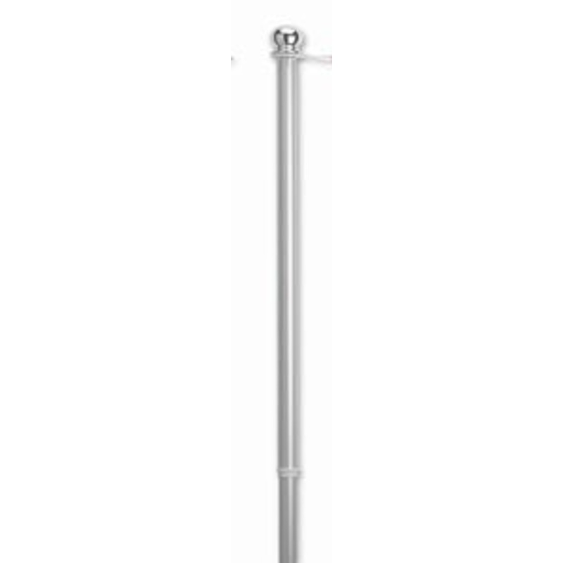 Valley Forge 1-Piece Brushed Aluminum Flag Pole – Retail Packaging (minimum order 12)
