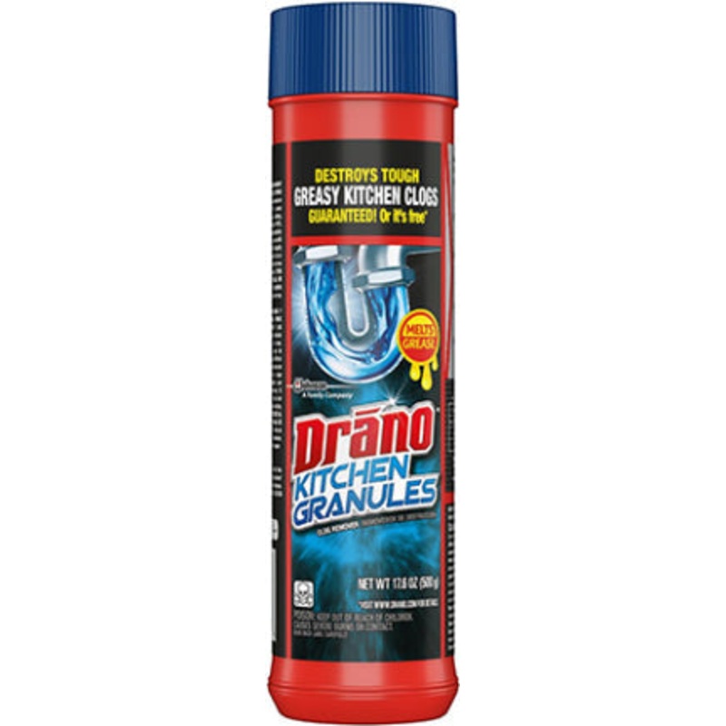 DRANO KITCHEN GRANULES 17.6 OZ (00125)