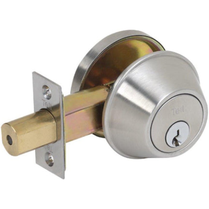DB2051 SINGLE CYLINDER DEADBOLT STN SS