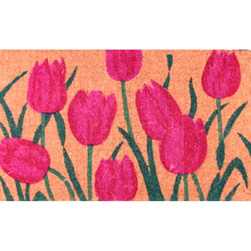 T.w Evans Cordage 18 X 30 Tulip Cocoa Mat
