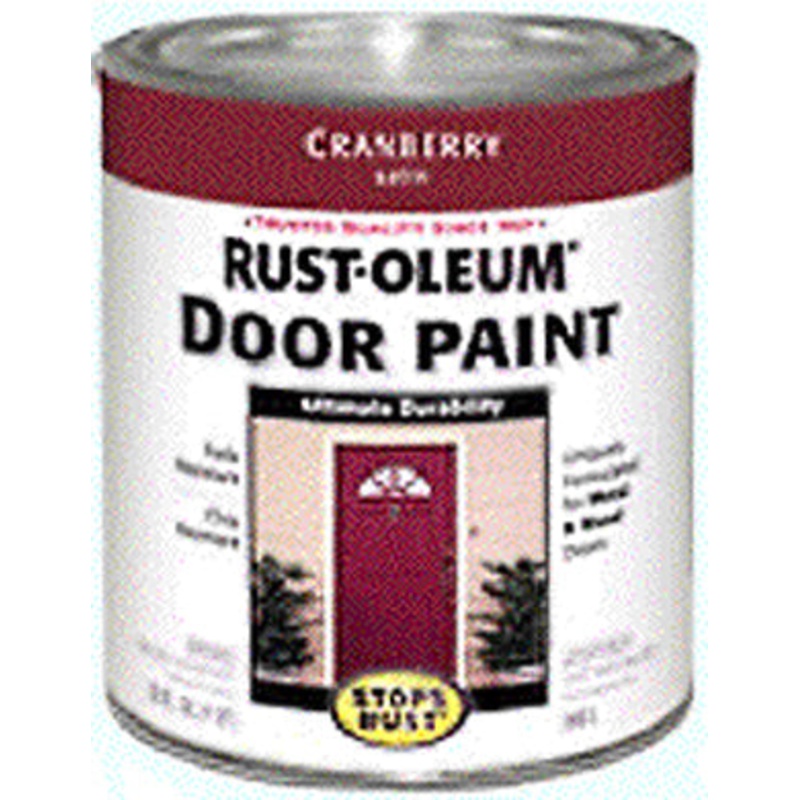 STOPS RUST DOOR PAINT QT CRANBERRY