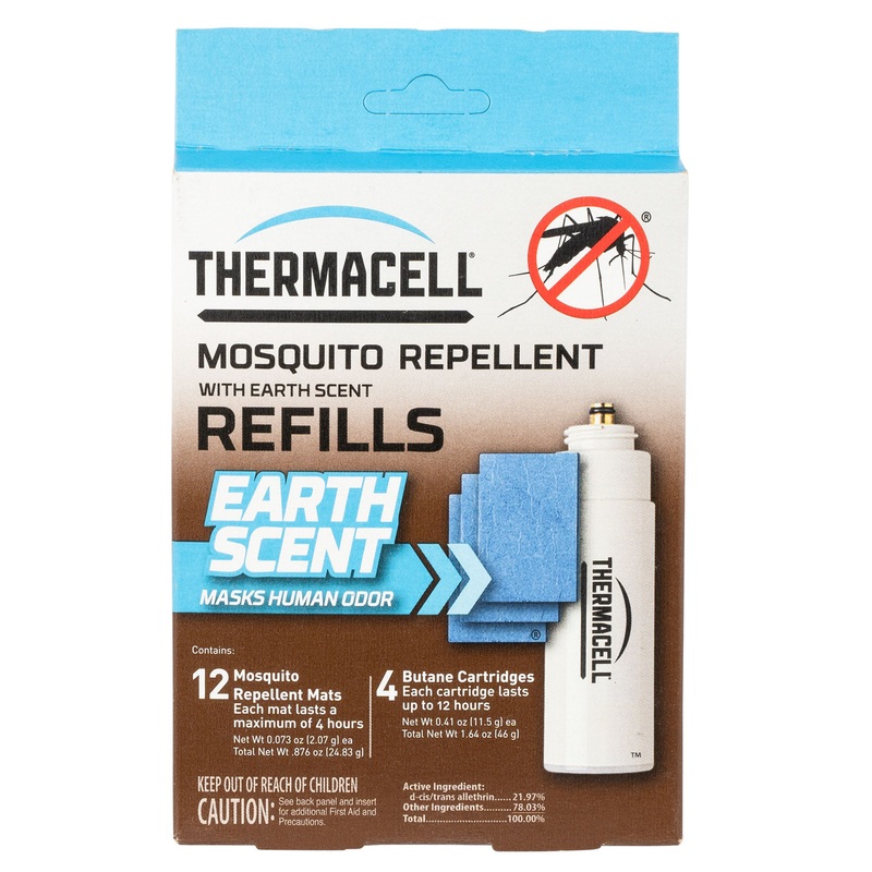 Thermacell E4 Repellent Refill Earth 4 Fuel Cartridges/12 Mats