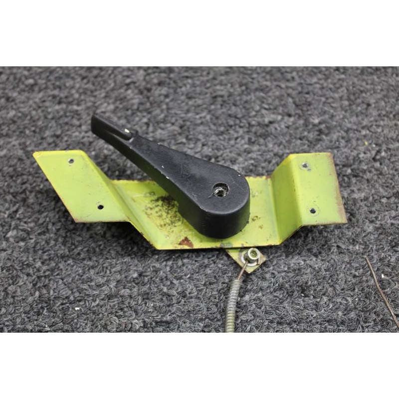 140171-000, 140156-013 Mooney M20F Aft Seat Adjust Handle LH w Gusset and Cable