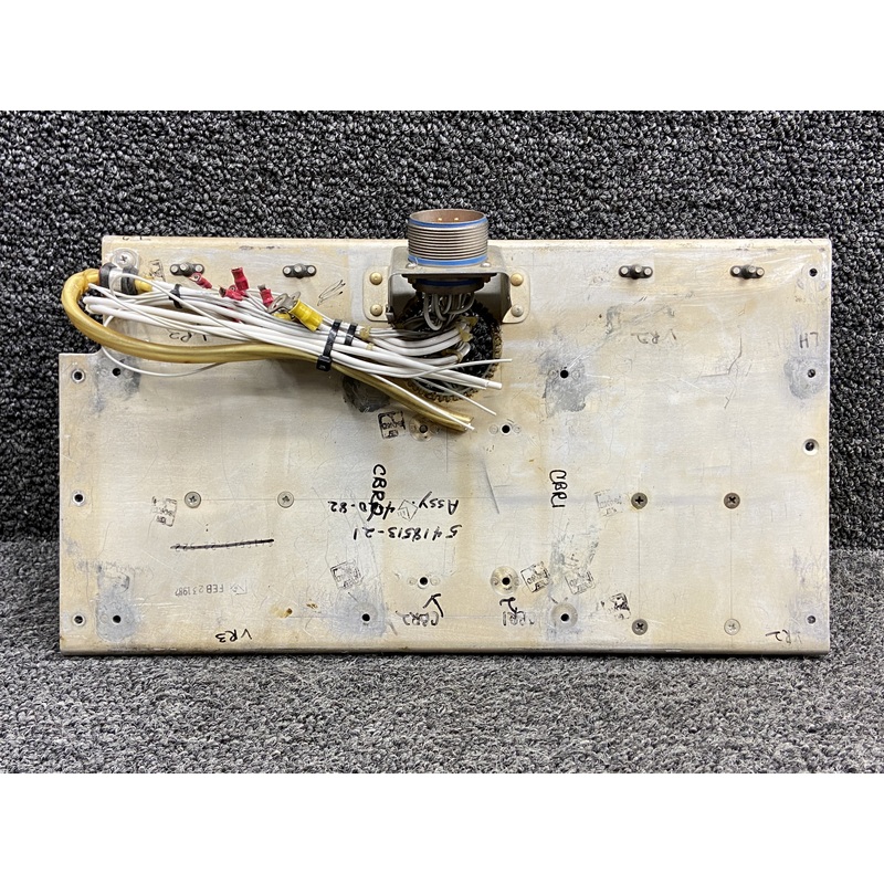 5418513-20, 6041H144A Lear Jet 55 DC Power Distribution Bracket w Relays (28V)