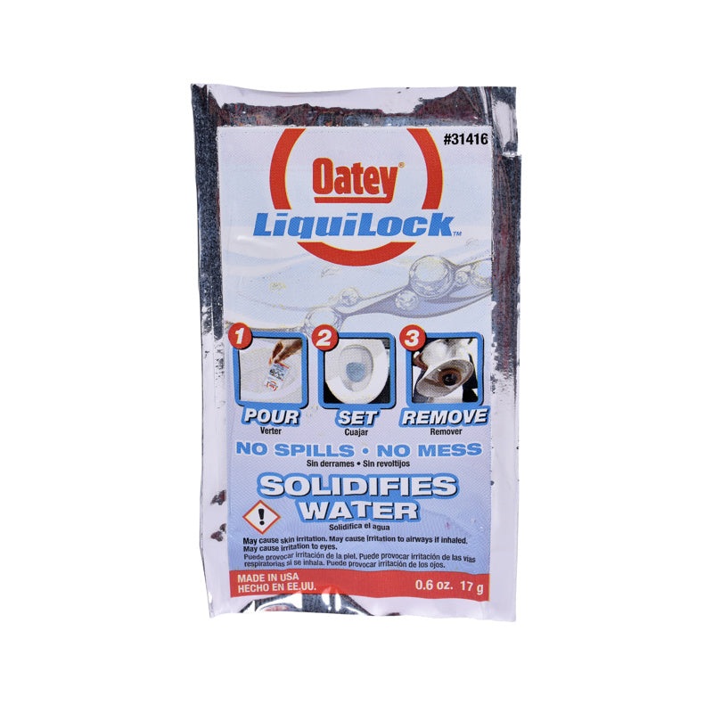 Oatey 0.6 oz. Liquilock Gel for Toilet Removal – 70 Pack