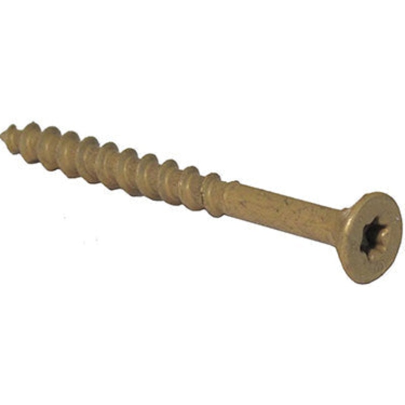 2X8 PGP EXT SCR STAR DR TAN 5 LB