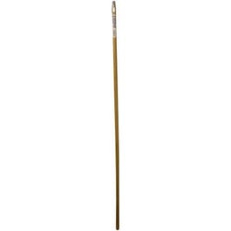 Broom Handle With Metal Ferrule, Hardwood, 60-In.