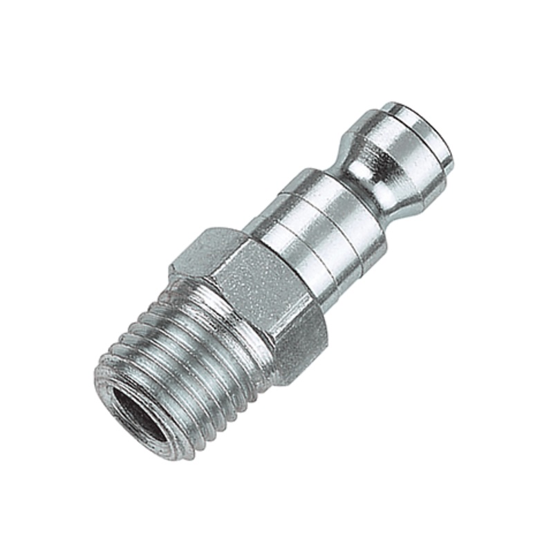 Tru-flate 3/8 T Design x 1/4 MNPT Steel Plug