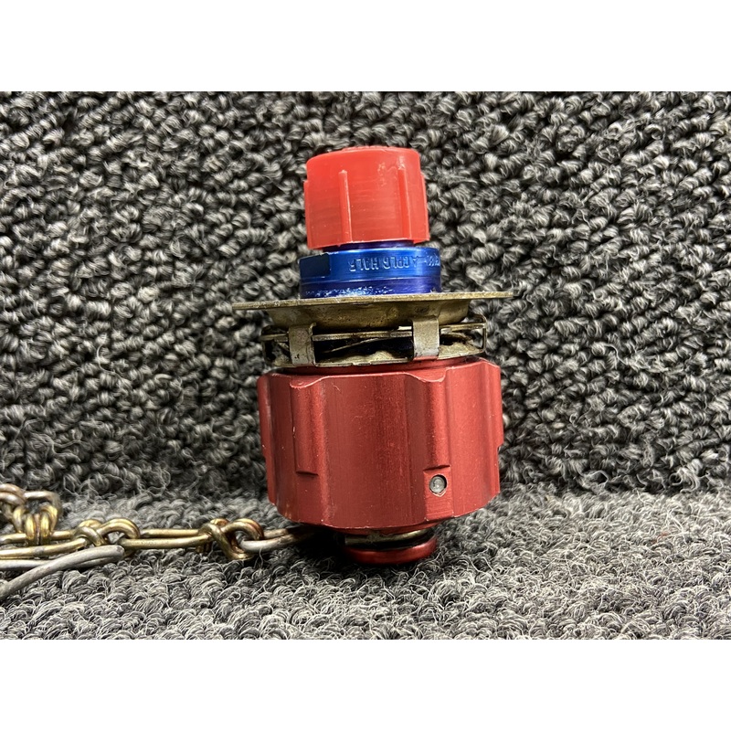 155-S7-8D Lear Jet 55 Quick Disconnect Cap Assembly w Chain