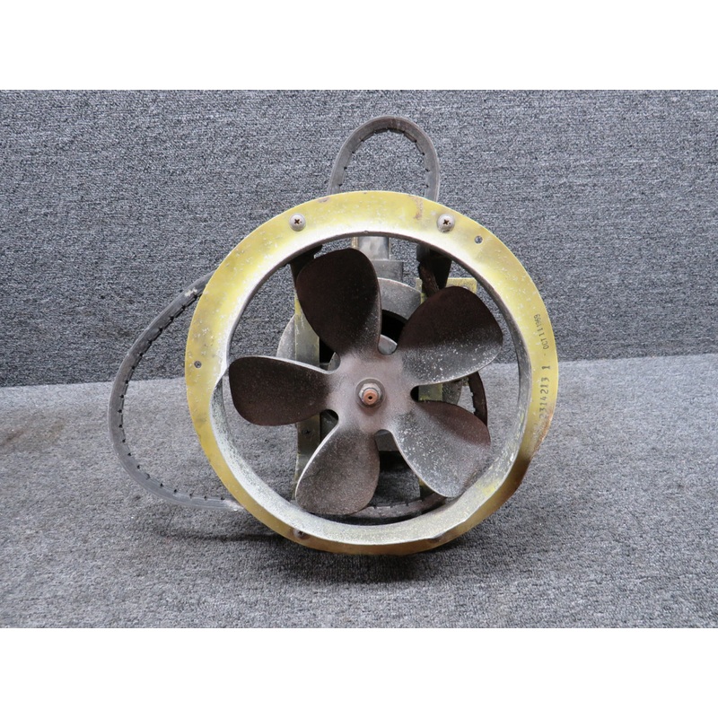 55-8-1 (Alt: 6608248-4) Learjet-Electromech Air Compressor Assembly w Fan (Worn)