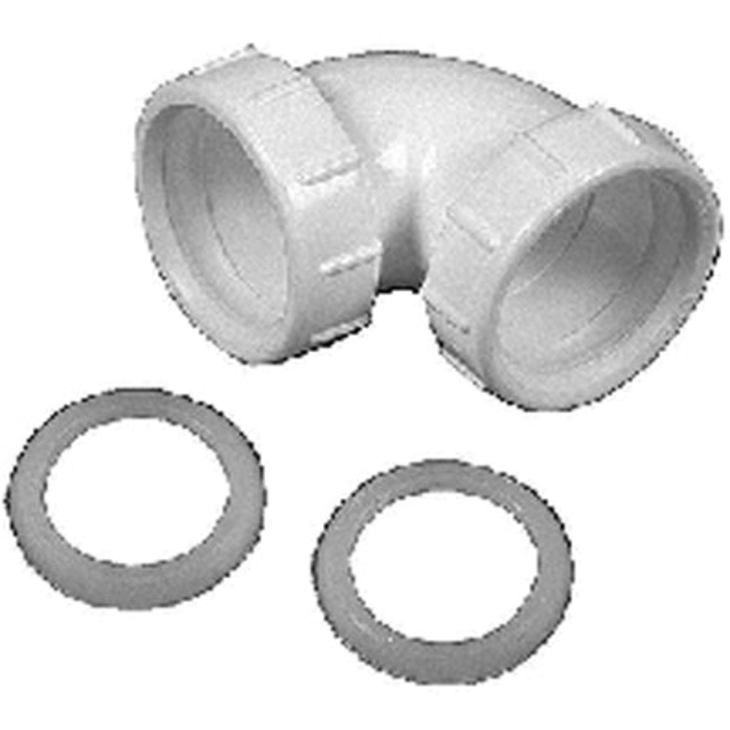 ELBOW 90D S/J 1-1/2WHITE