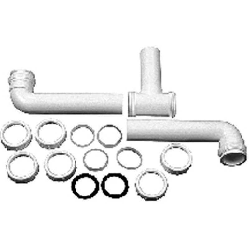 OUTL WASTE CTR 1-1/2 X 16 WHITE