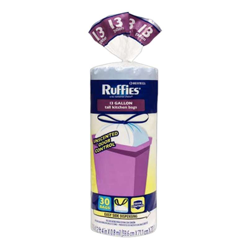 Ruffies Tall Kitchen Trash Bags