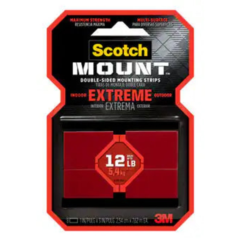 3M Scotch-Mount Extreme Double-Sided Mounting Strips