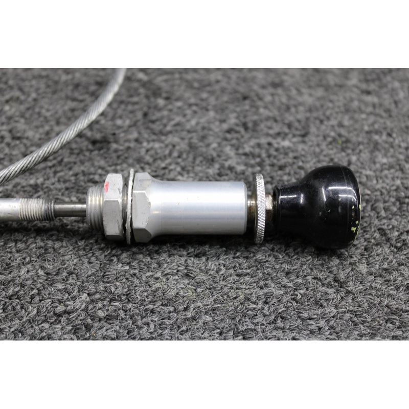 660226-001 Mooney M20J Fine Adjust Throttle Control Cable Assy (Length: 48.75)