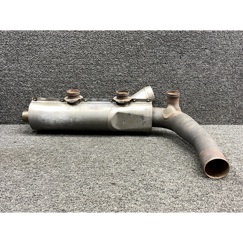 1250860-203, 1250860-150 Continental TSIO-520-H4B Exhaust Stack Assy LH w Shroud