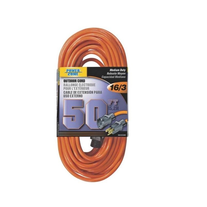 Power Zone Outdoor Extension Cord, 50′