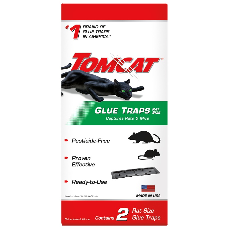 Tomcat Glue Traps Rat Size|2 Traps