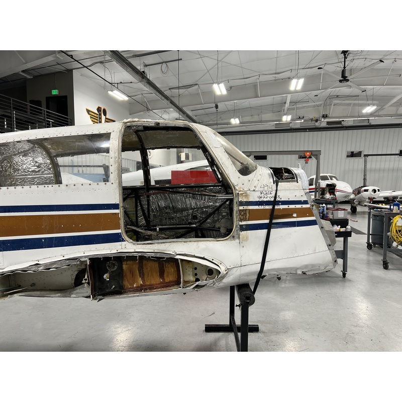 Mooney M20F Fuselage with Data Plate and Bill of Sale
