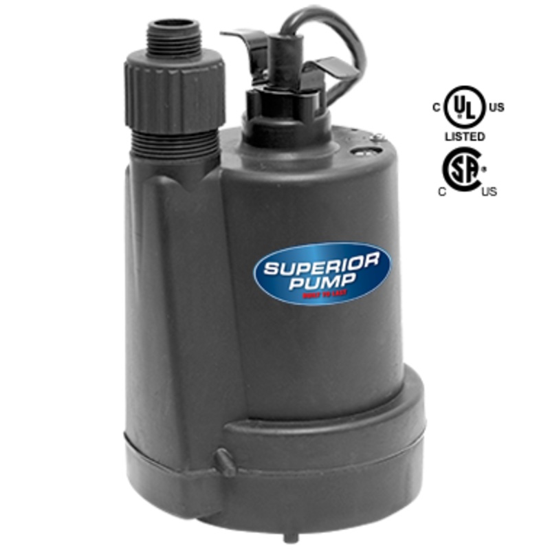 Superior Pump 1/4 HP Utility|1/4 HP