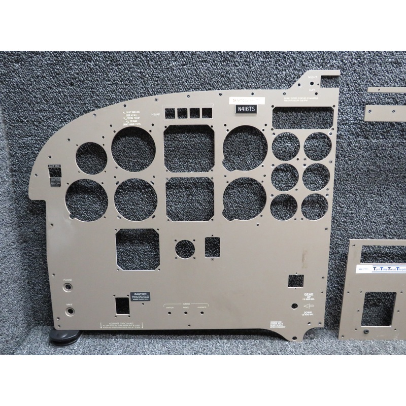 100834-020, 100834-007 Piper PA32R-301 Instrument Panel Set LH and RH