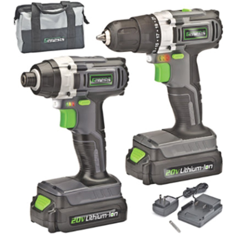 DRILL/IMPACT DRIVER 20 V COMBO KIT