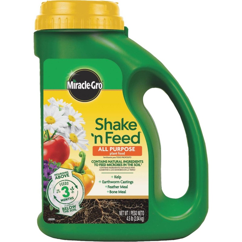 Miracle-Gro Shake N’ Feed 4.5 Lb. 12-4-8 All-Purpose Dry Plant Food