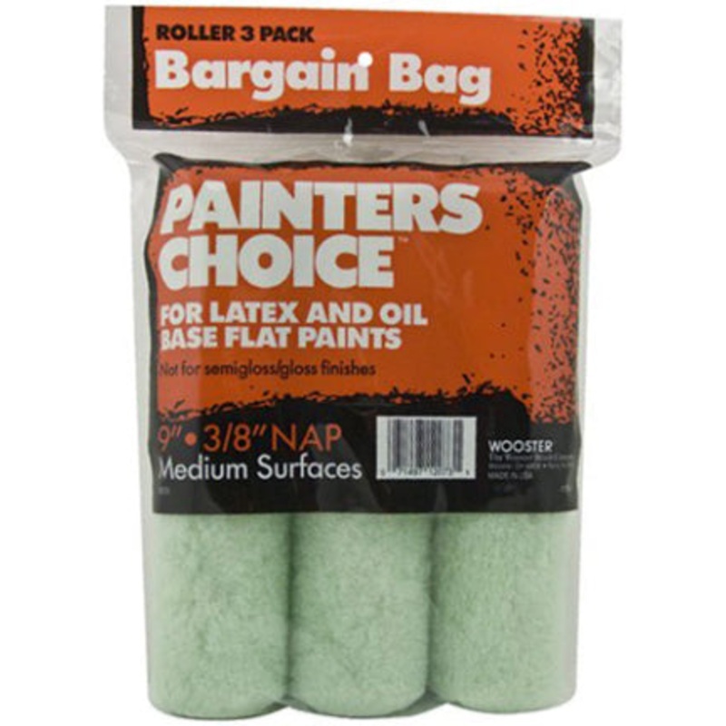 COVER 9IN (3/8IN) ROLLER 3PK