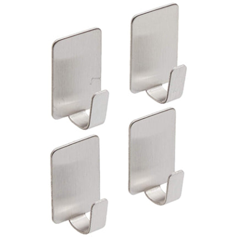 COMMAND SM 4PK METAL HOOK SS