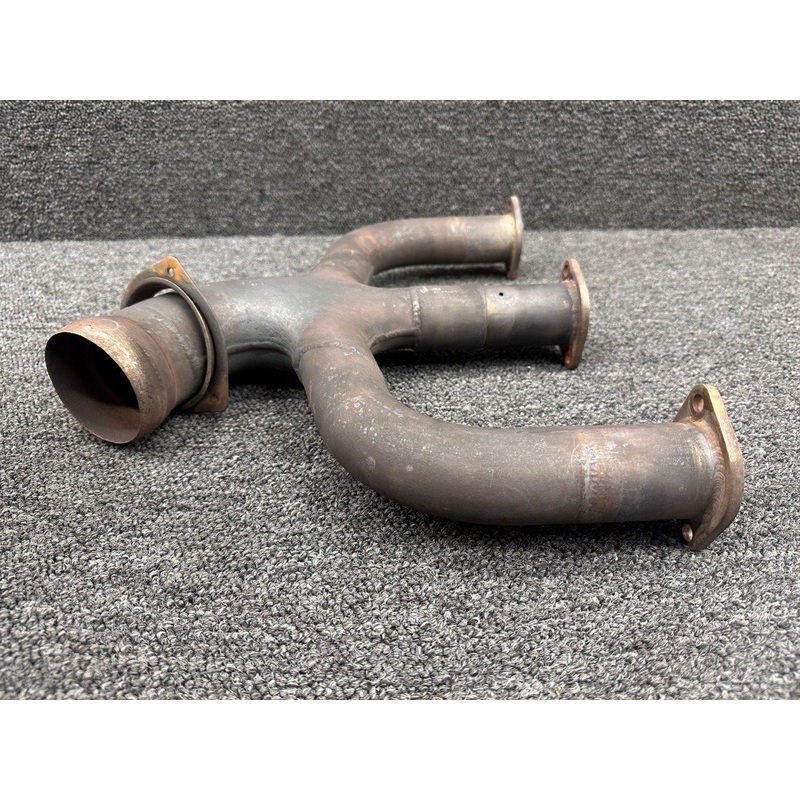 2254003-4 Lycoming O-540-J3C5D Exhaust Stack Assembly RH with Riser, Probe Holes