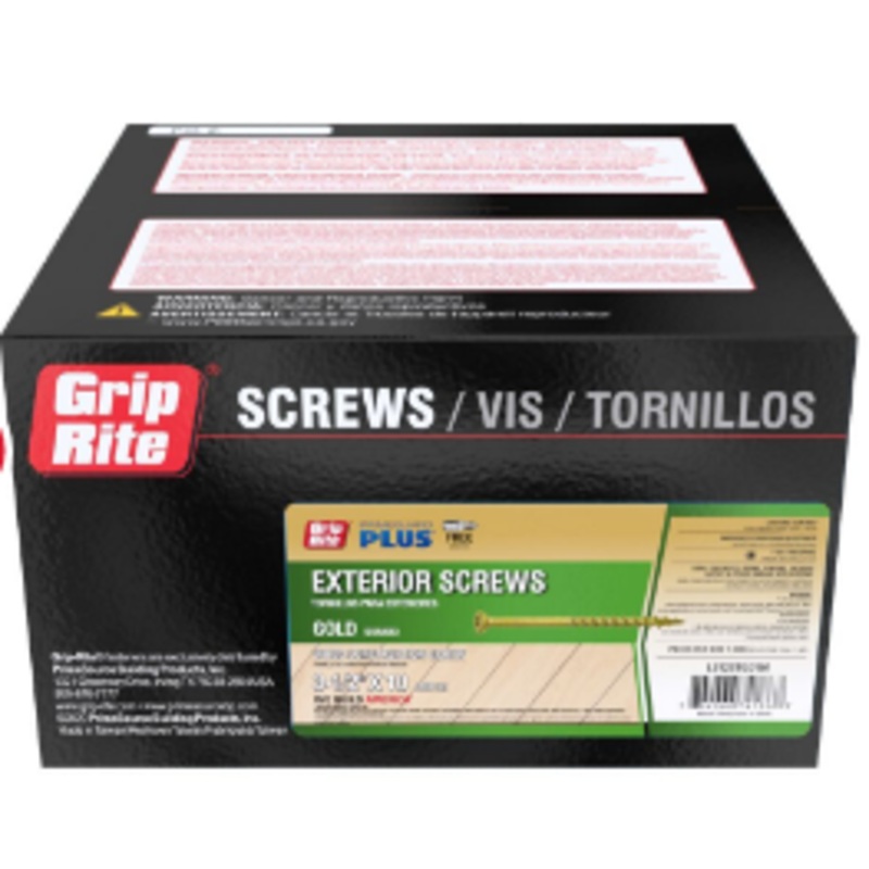 PrimeSource Grip-Rite Premium Exterior Coated Screws