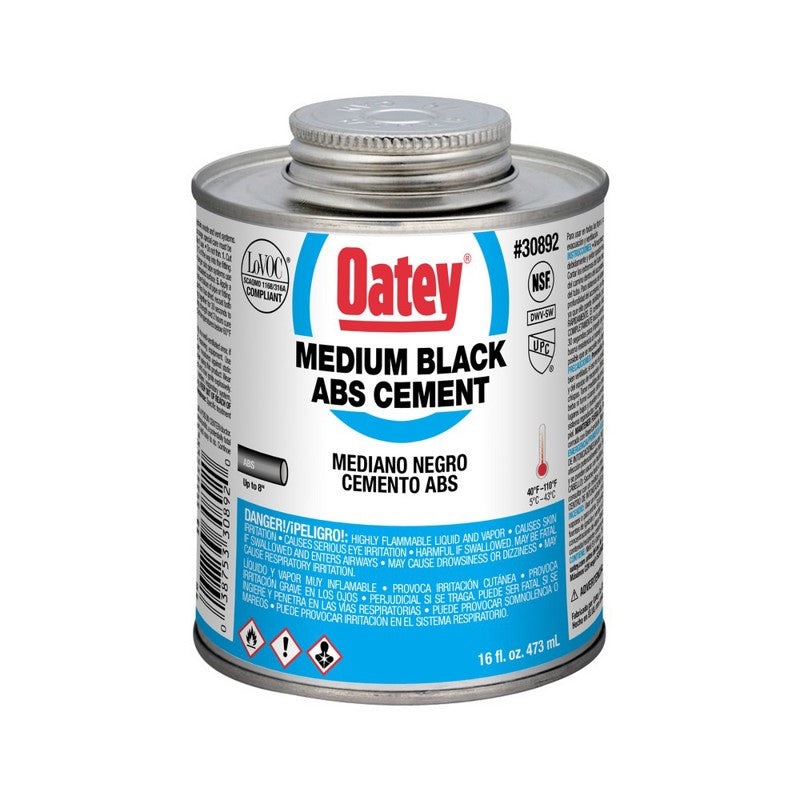 Oatey 16 oz. ABS Black Cement